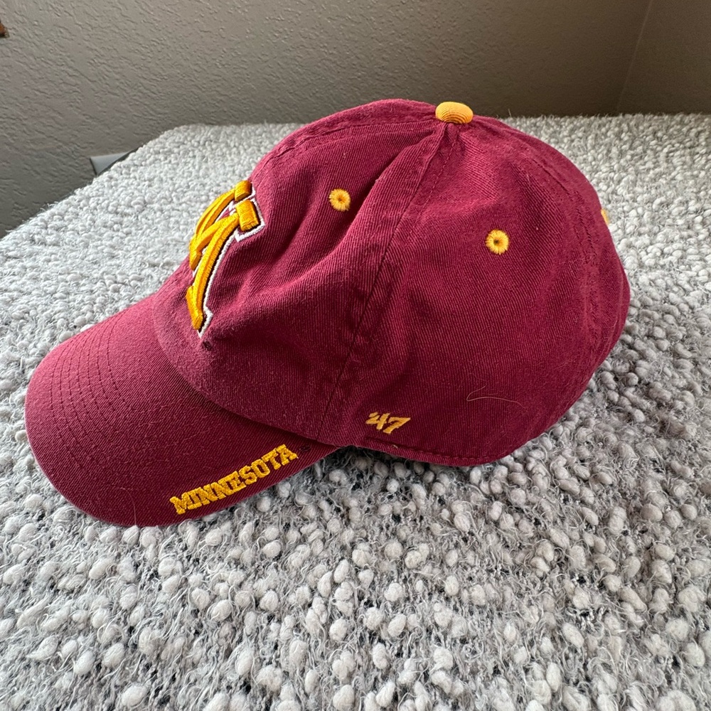 University of Minnesota- 47 Brand Burgundy Hat - One Size - Picture 3 of 5